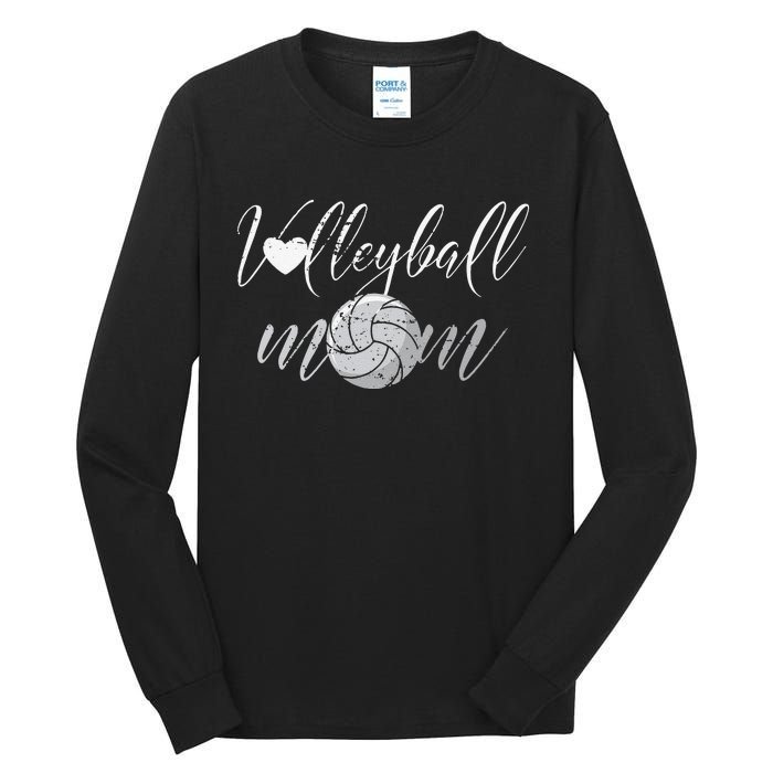 Volleyball Mom Volleyballer Mother's Day Tall Long Sleeve T-Shirt