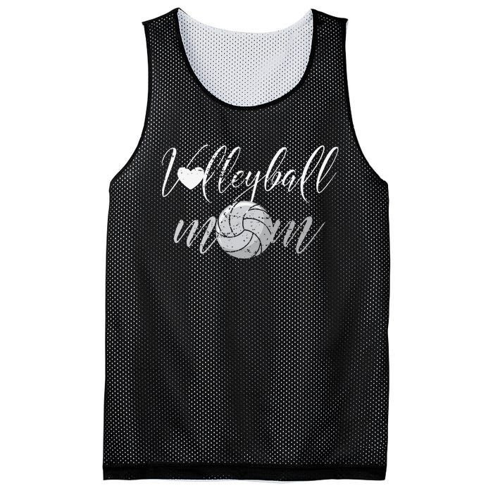 Volleyball Mom Volleyballer Mother's Day Mesh Reversible Basketball Jersey Tank