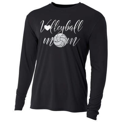 Volleyball Mom Volleyballer Mother's Day Cooling Performance Long Sleeve Crew