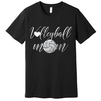 Volleyball Mom Volleyballer Mother's Day Premium T-Shirt