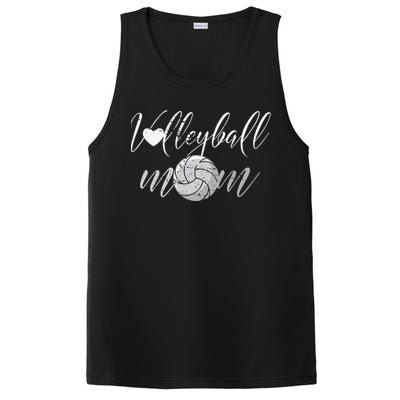 Volleyball Mom Volleyballer Mother's Day PosiCharge Competitor Tank