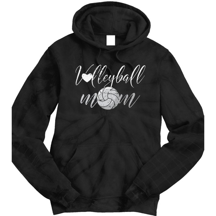 Volleyball Mom Volleyballer Mother's Day Tie Dye Hoodie