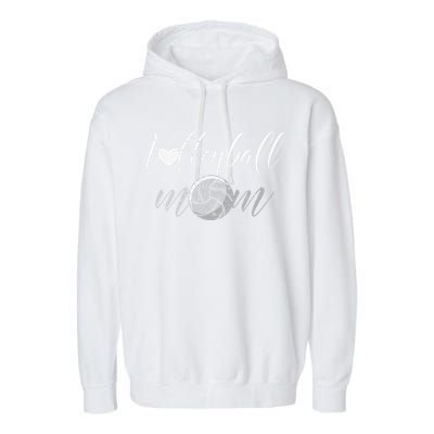 Volleyball Mom Volleyballer Mother's Day Garment-Dyed Fleece Hoodie