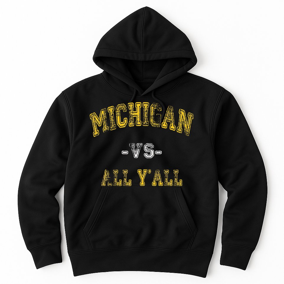 Vintage Michigan Vs All Yall Hoodie