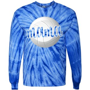 Volleyball Mama Volleyball Mom Of A Volleyball Player Gift Tie-Dye Long Sleeve Shirt