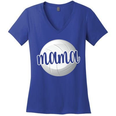 Volleyball Mama Volleyball Mom Of A Volleyball Player Gift Women's V-Neck T-Shirt