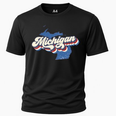Vintage Michigan Performance Shirt