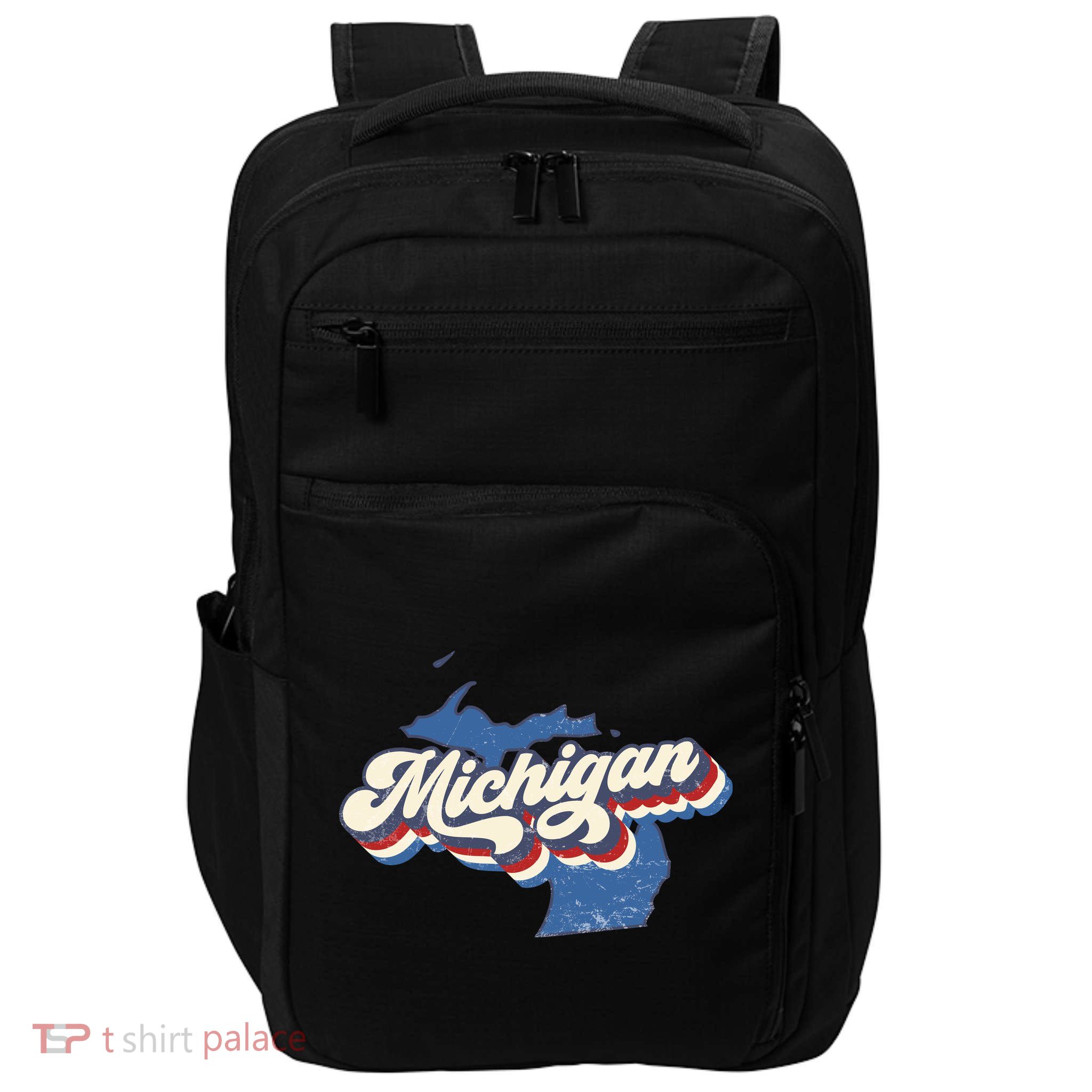 Vintage Michigan Impact Tech Backpack
