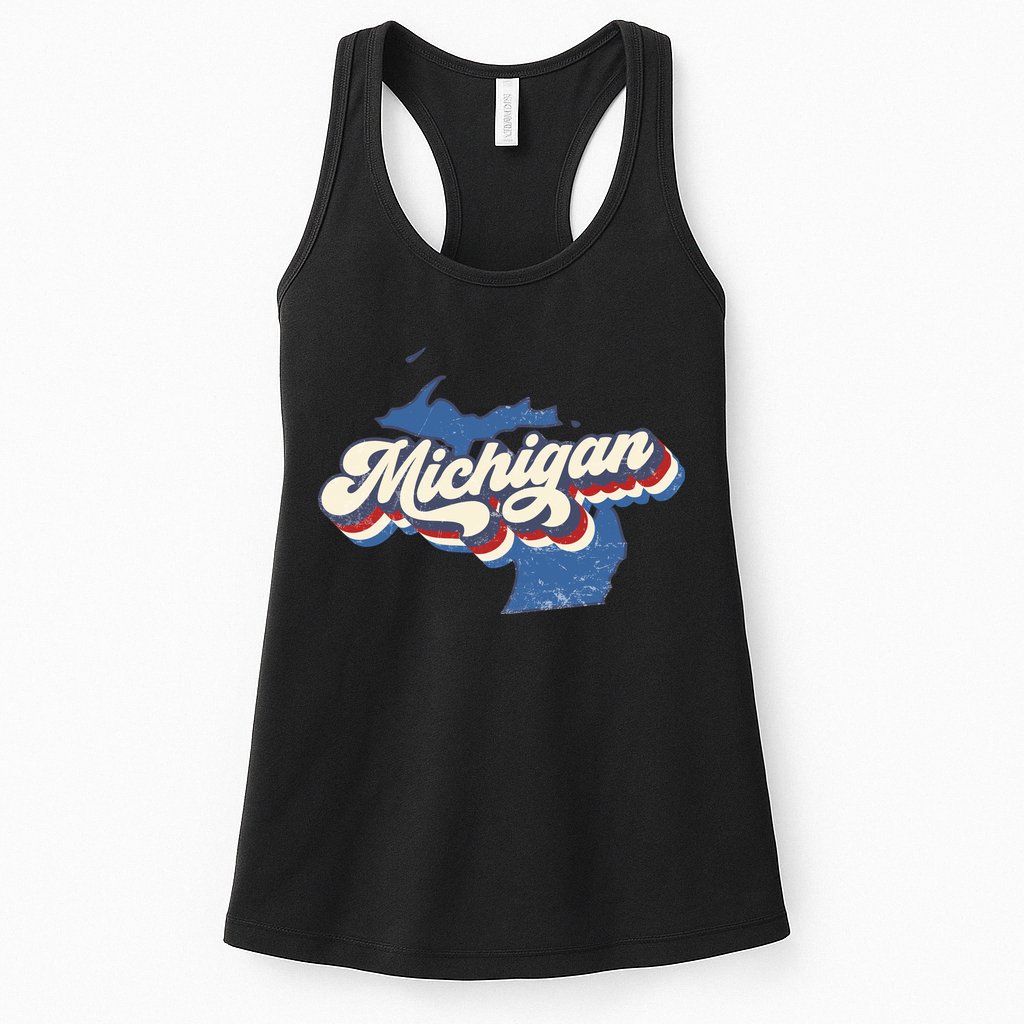Vintage Michigan Womens Tank Top