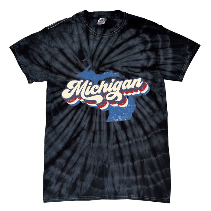 Vintage Michigan Tie-Dye T-Shirt