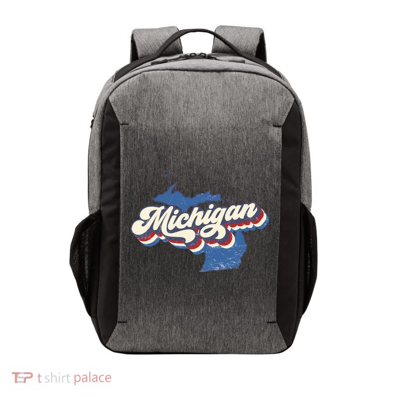 Vintage Michigan Vector Backpack