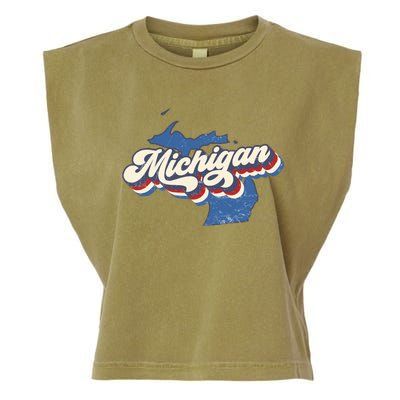 Vintage Michigan Garment-Dyed Women's Muscle Tee