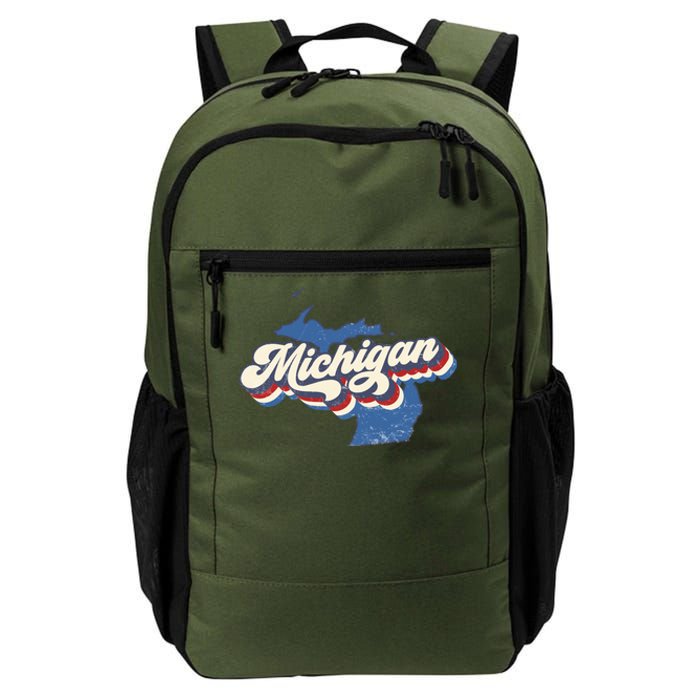 Vintage Michigan Daily Commute Backpack