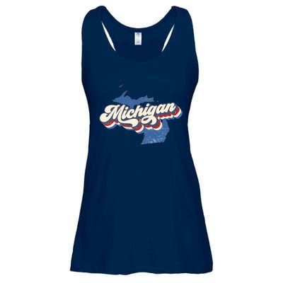 Vintage Michigan Ladies Essential Flowy Tank