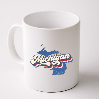 Vintage Michigan Coffee Mug