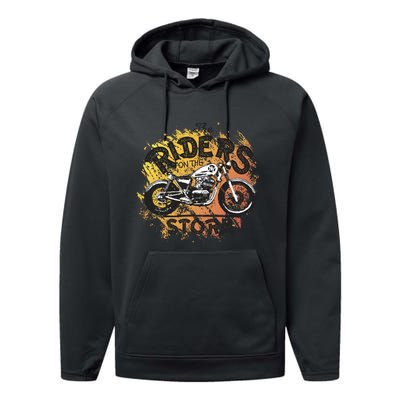 Vintage Motorcycle Performance Fleece Hoodie