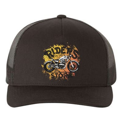 Vintage Motorcycle Yupoong Adult 5-Panel Trucker Hat