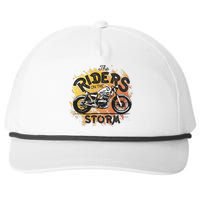 Vintage Motorcycle Snapback Five-Panel Rope Hat