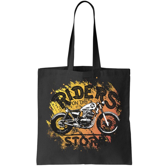 Vintage Motorcycle Tote Bag