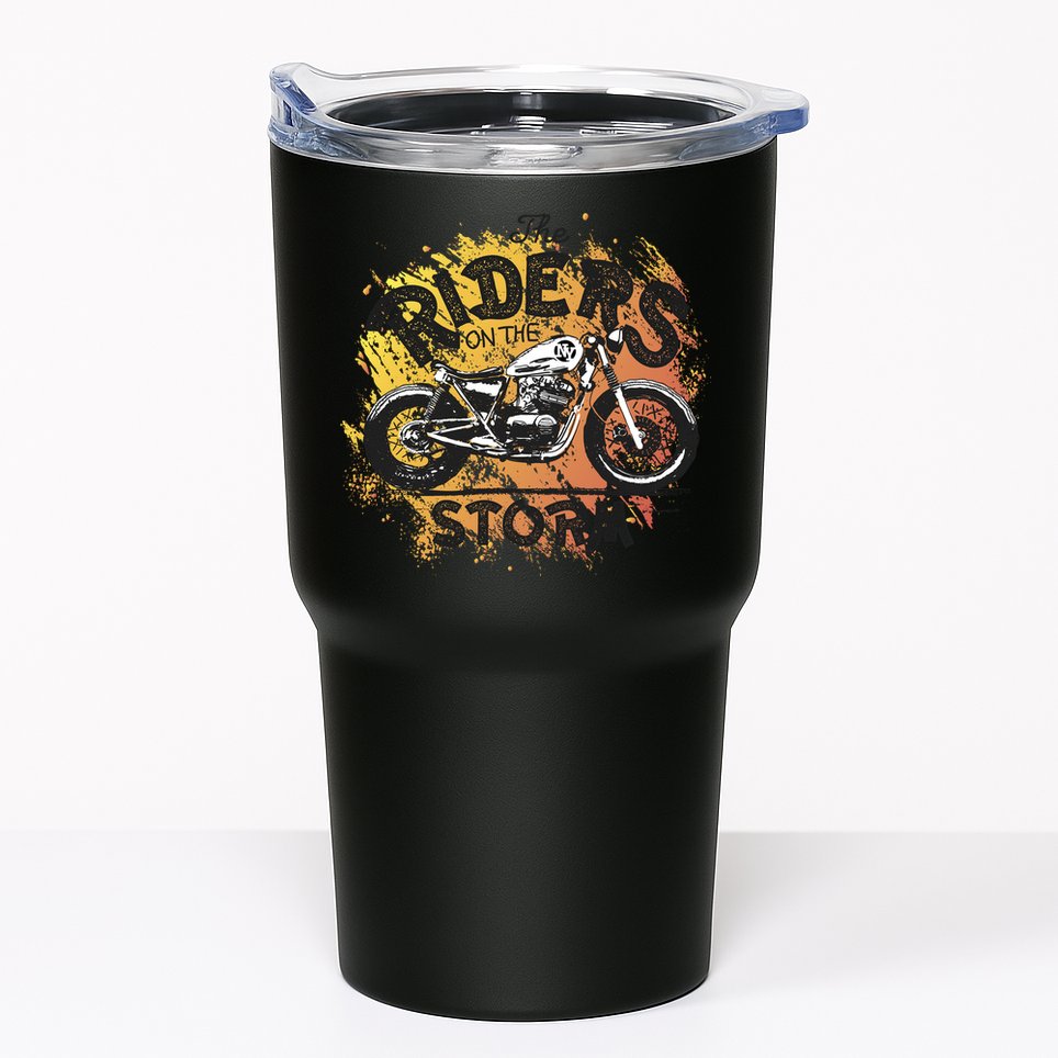 Vintage Motorcycle Tumbler