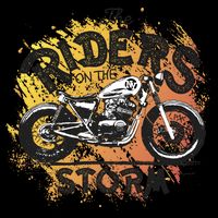 Vintage Motorcycle Toddler Long Sleeve Shirt