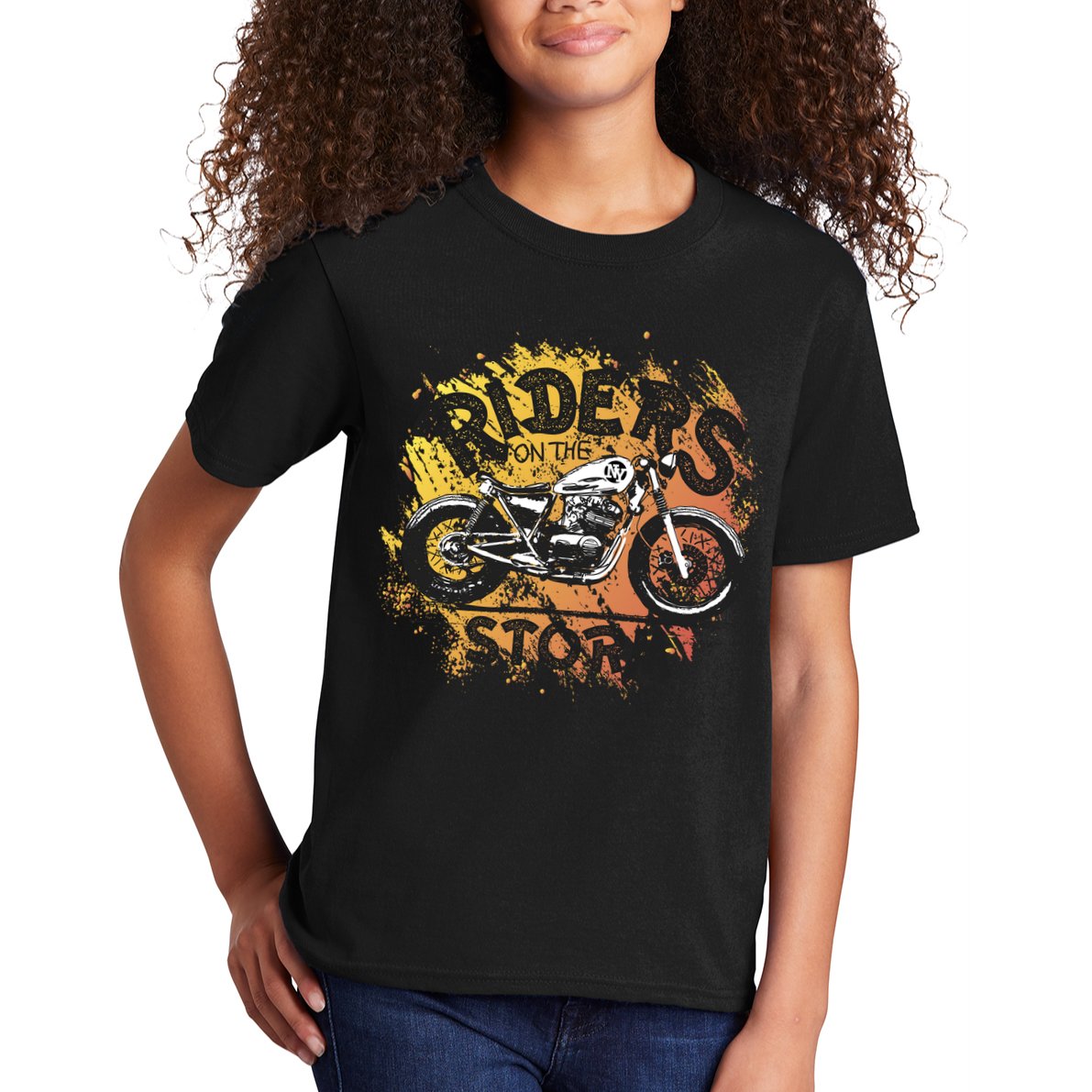Vintage Motorcycle Kids T-Shirt