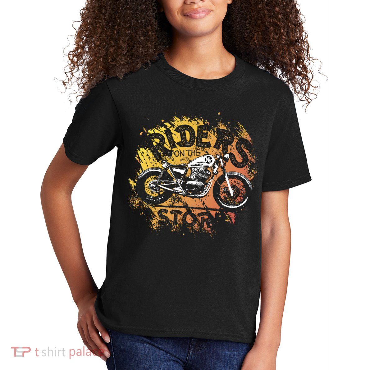 Vintage Motorcycle Kids T-Shirt