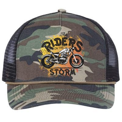 Vintage Motorcycle Retro Rope Trucker Hat Cap