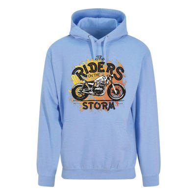 Vintage Motorcycle Unisex Surf Hoodie