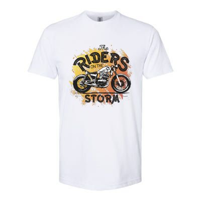 Vintage Motorcycle Softstyle® CVC T-Shirt