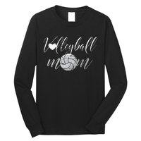 Volleyball Mom Volleyballer funny sport Mother's Day Long Sleeve Shirt