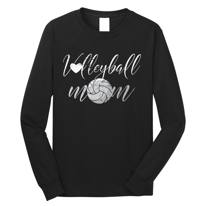 Volleyball Mom Volleyballer funny sport Mother's Day Long Sleeve Shirt