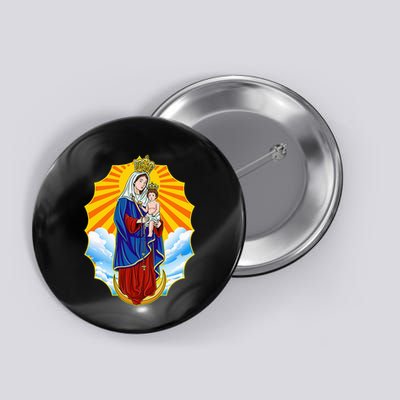 Venezuela Maracaibo Virgen Chinita Chiquinquira Button