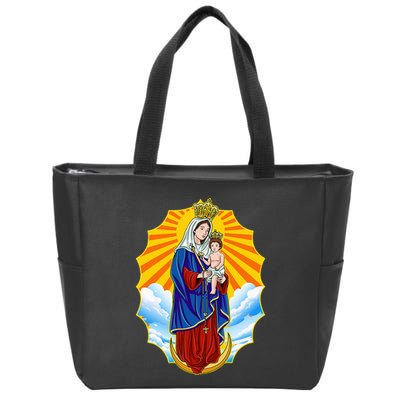 Venezuela Maracaibo Virgen Chinita Chiquinquira Zip Tote Bag