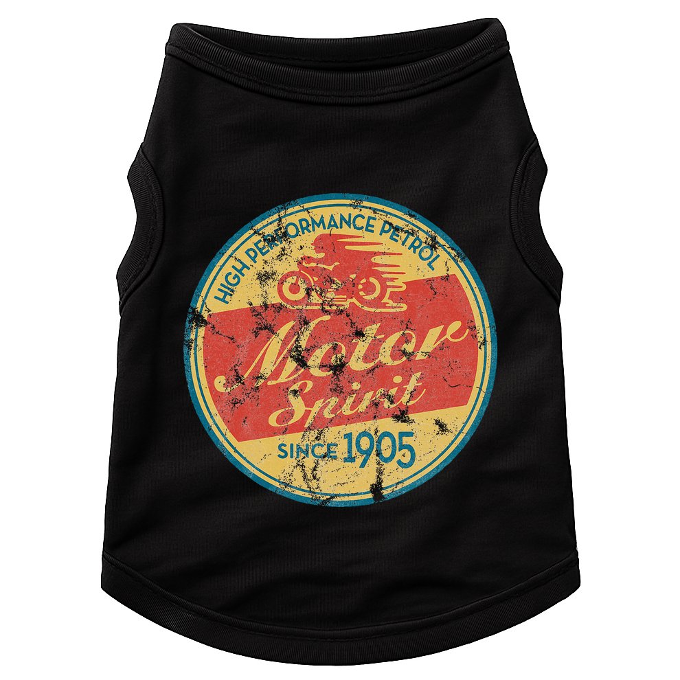 Vintage Motorcycle Doggie Tank