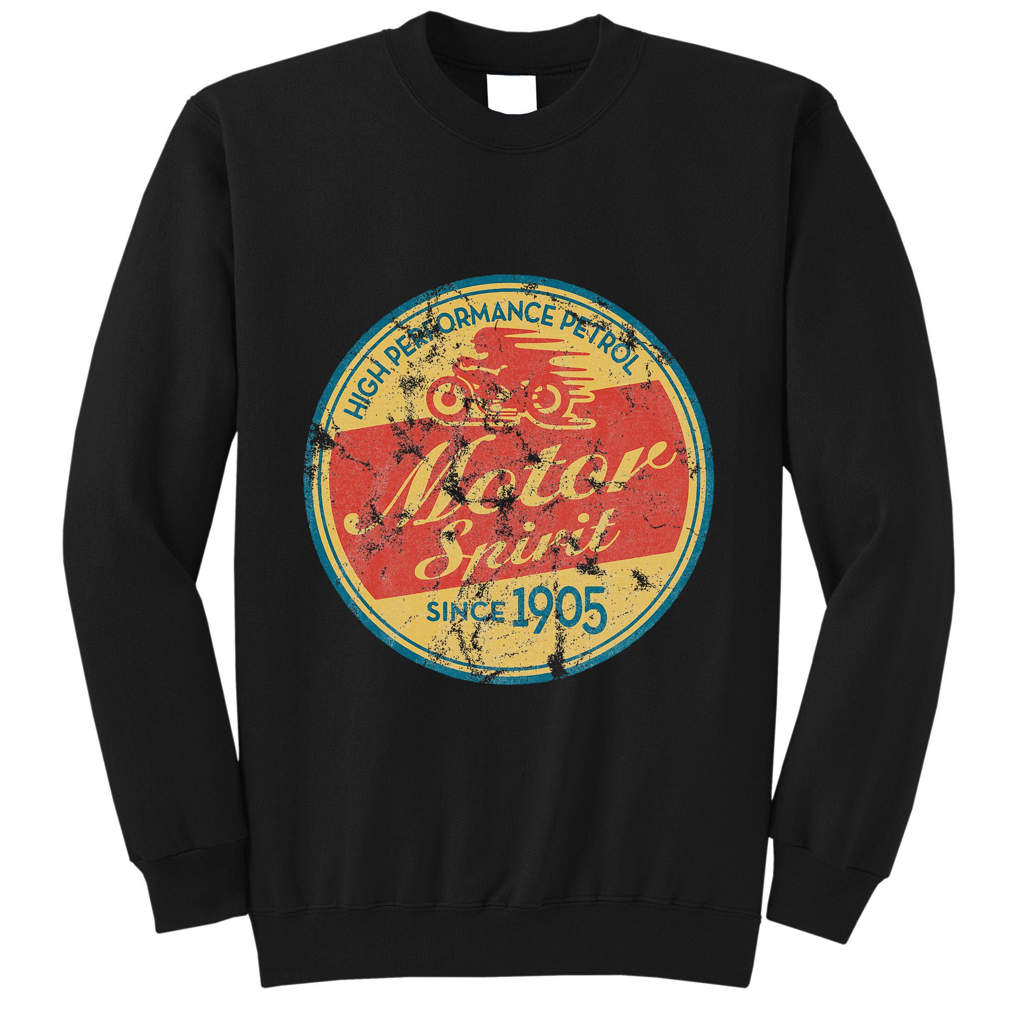 Vintage Motorcycle Tall Sweatshirt