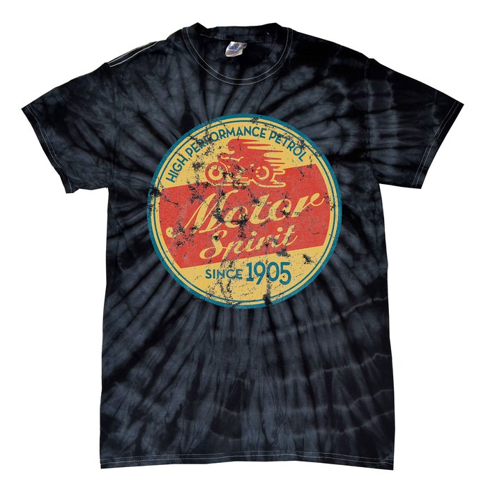 Vintage Motorcycle Tie-Dye T-Shirt