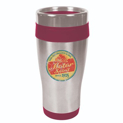 Vintage Motorcycle 16oz Travel Tumbler