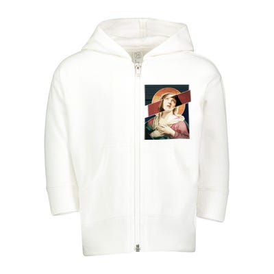 Virgin Mia Wallace Nose Bleed Overdose Icon Gift Toddler Zip Fleece Hoodie