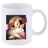 Virgin Mia Wallace Nose Bleed Overdose Icon Gift 11oz C Handle Ceramic Mug