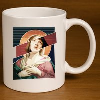 Virgin Mia Wallace Nose Bleed Overdose Icon Gift 11oz C Handle Ceramic Mug