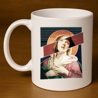 Virgin Mia Wallace Nose Bleed Overdose Icon Gift 11oz C Handle Ceramic Mug