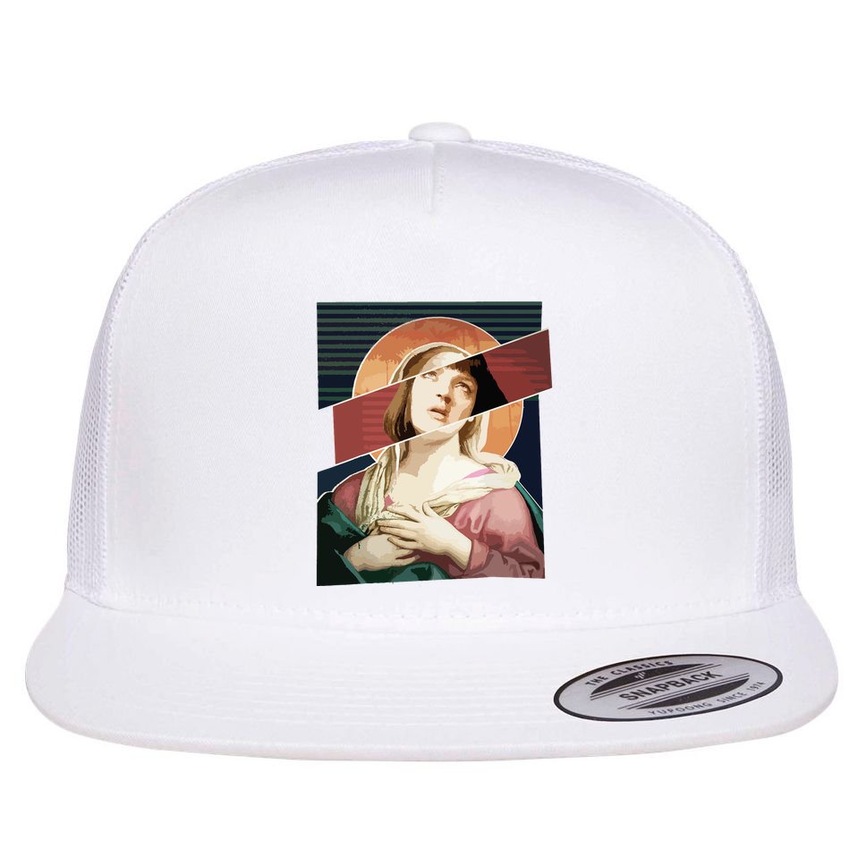 Virgin Mia Wallace Nose Bleed Overdose Icon Gift Flat Bill Trucker Hat