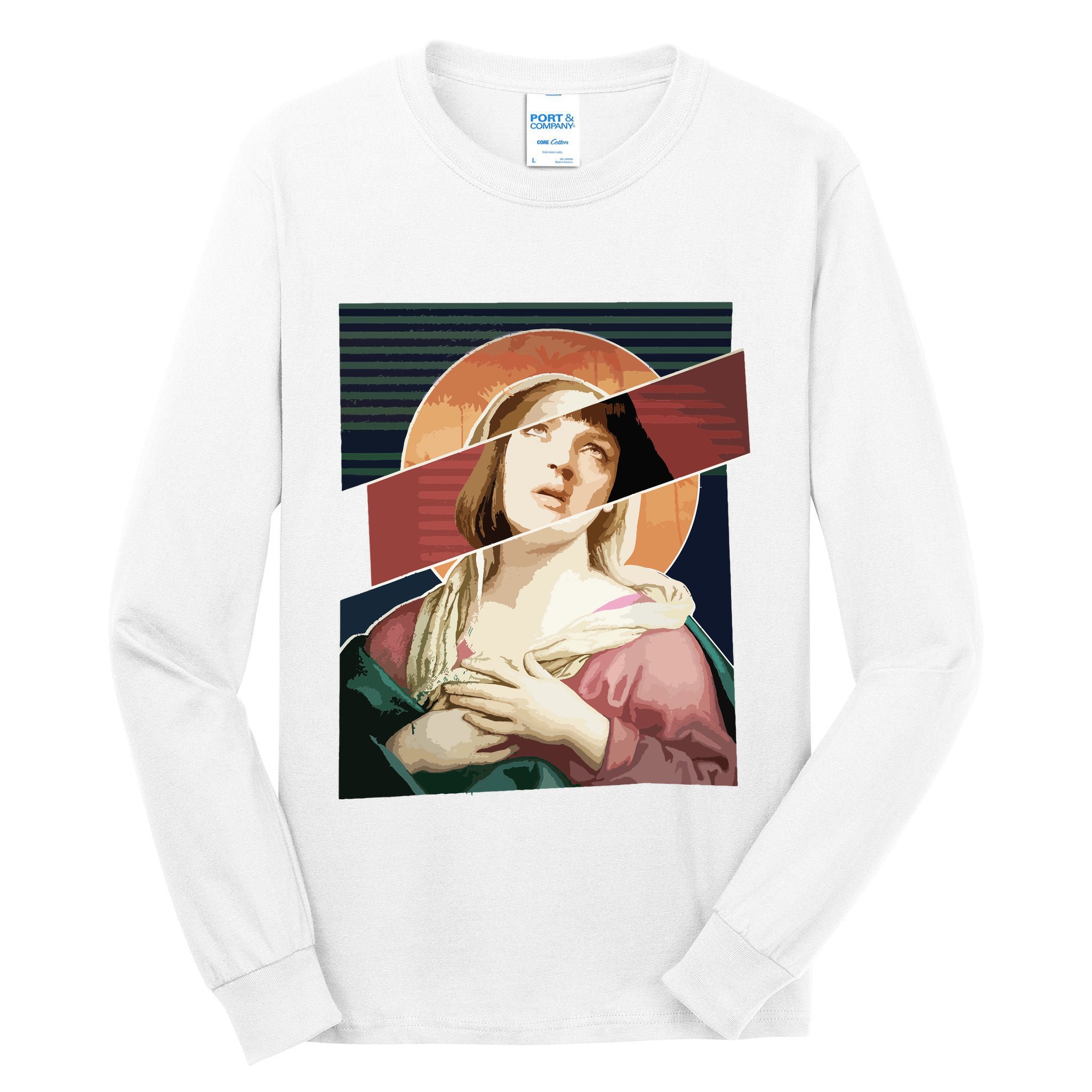 Virgin Mia Wallace Nose Bleed Overdose Icon Gift Tall Long Sleeve T-Shirt