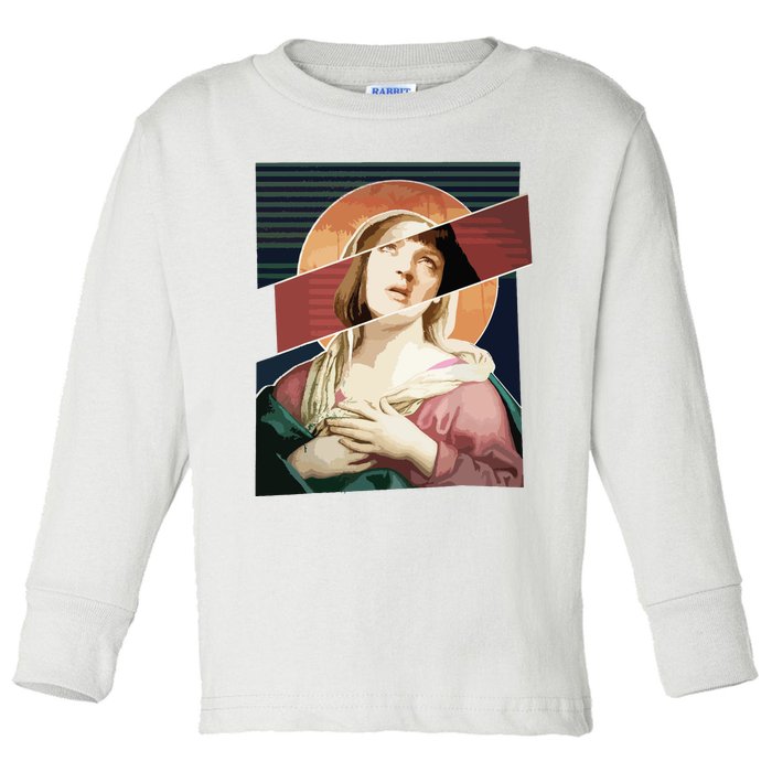 Virgin Mia Wallace Nose Bleed Overdose Icon Gift Toddler Long Sleeve Shirt