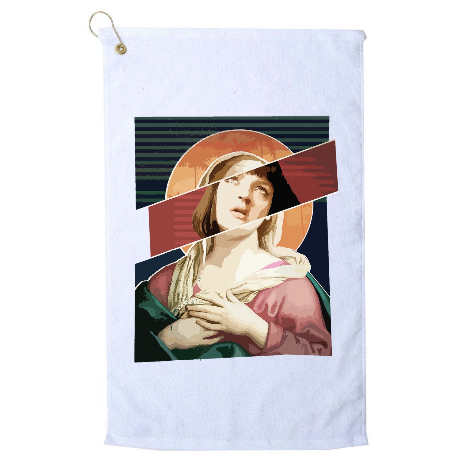 Virgin Mia Wallace Nose Bleed Overdose Icon Gift Golf Towel