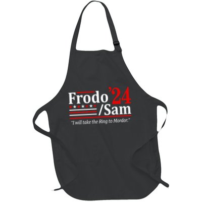 Viggo Mortensen Wearing Frodo And Sam 2024 I Will Take The Ring To Mordor Full-Length Apron With Pockets