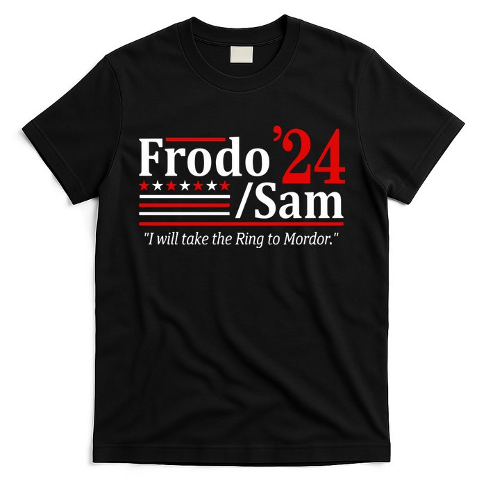 Viggo Mortensen Wearing Frodo And Sam 2024 I Will Take The Ring To Mordor T-Shirt