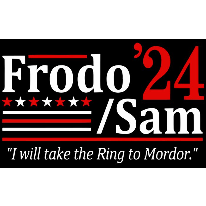 Viggo Mortensen Wearing Frodo And Sam 2024 I Will Take The Ring To Mordor Bumper Sticker