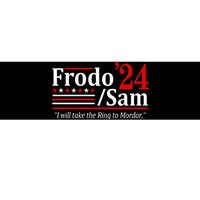 Viggo Mortensen Wearing Frodo And Sam 2024 I Will Take The Ring To Mordor Bumper Sticker